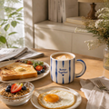 Better Together Blue Striped Ceramic Mug